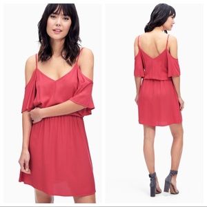SPLENDID crosshatch cold shoulder dress - cape cod